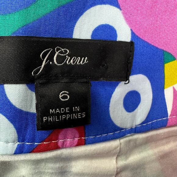 J.Crew Tie-back tulip skirt in Ratti kaleidoscope floral #L7939 size 6 Career - Picture 6 of 9